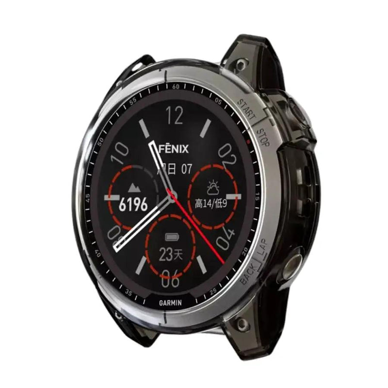 Protective Case for Garmin fenix 7X/7X Pro Series (Clear) by That Watch Shop