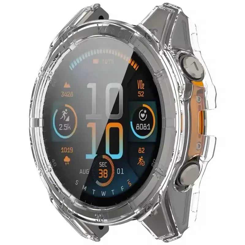 Protective Case for Garmin fenix 8 (43mm) Series (Clear) by Habicare