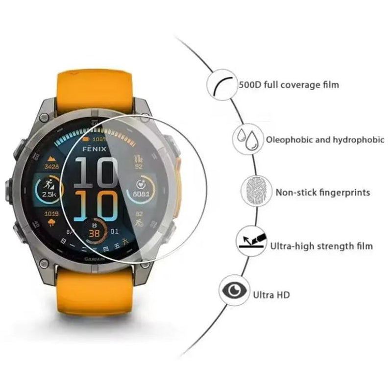 Screen Protectors for Garmin fenix 8 (47mm) Series (Pack of 2) by That Watch Shop