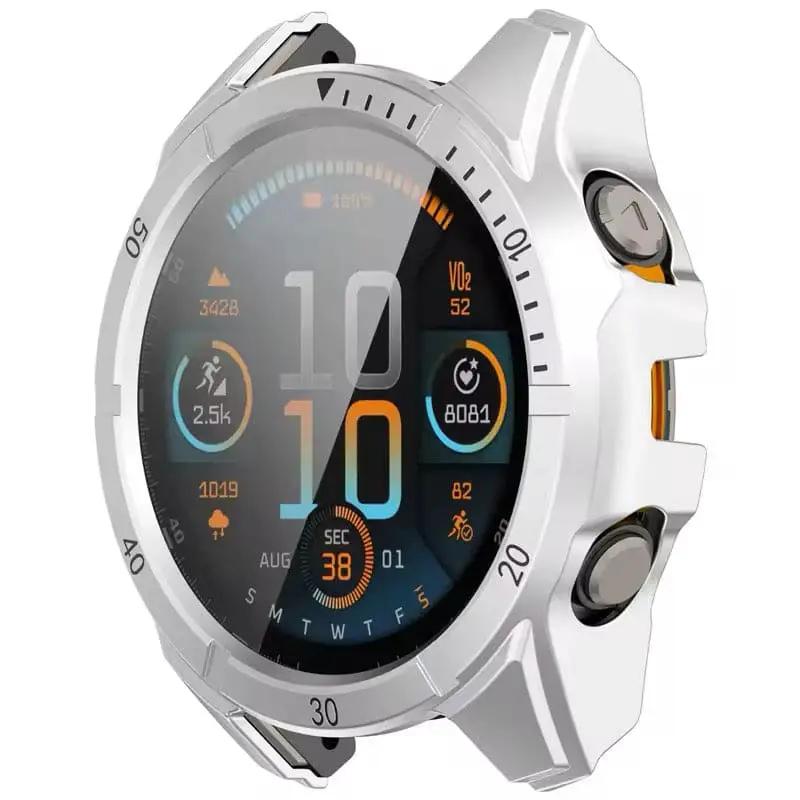 Protective Case for Garmin fenix 8 (51mm) Series (Silver) by That Watch Shop