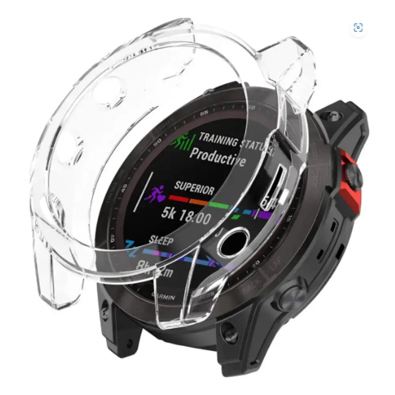 Protective Case for Garmin fenix Chronos Series (Clear) by Habicare
