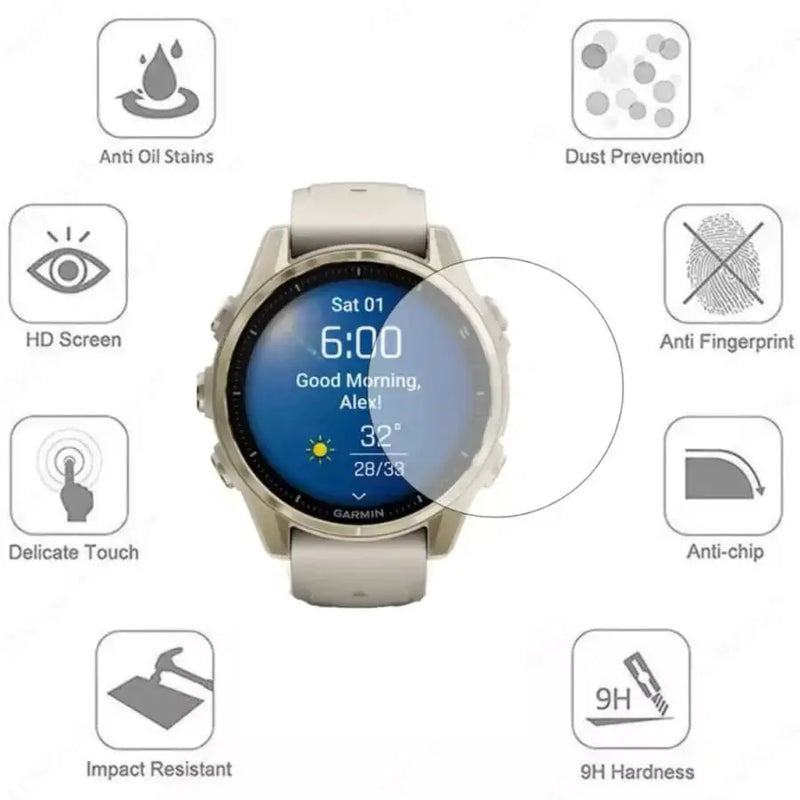 Screen Protectors for Garmin fenix E (47mm) Series (Pack of 5) by Habicare