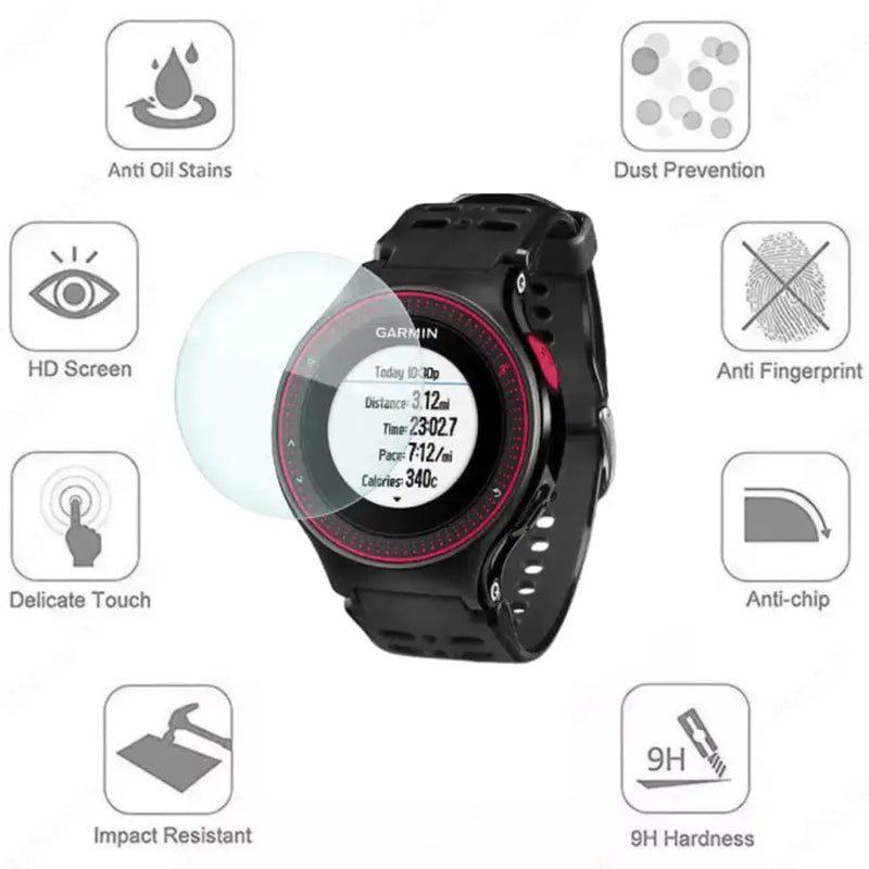 Screen Protectors for Garmin Forerunner 220 (Pack of 5) by Habicare