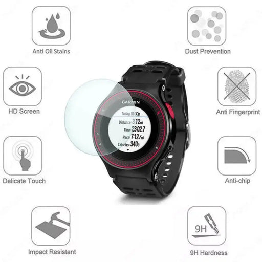 Screen Protectors for Garmin Forerunner 225 (Pack of 5) by Habicare