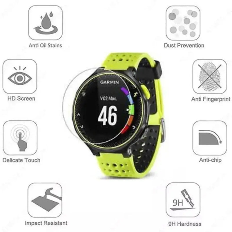 Screen Protectors for Garmin Forerunner 230 (Pack of 5) by Habicare