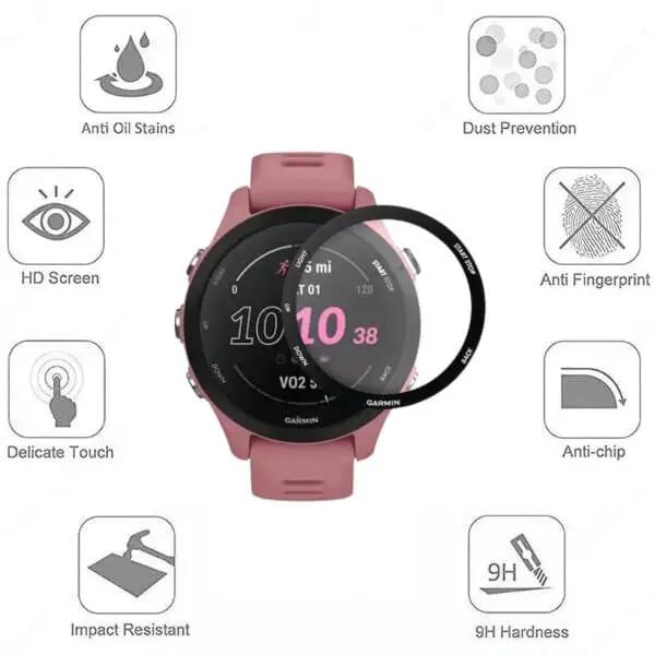 Screen Protectors for Garmin Forerunner 255S (Pack of 2) by That Watch Shop