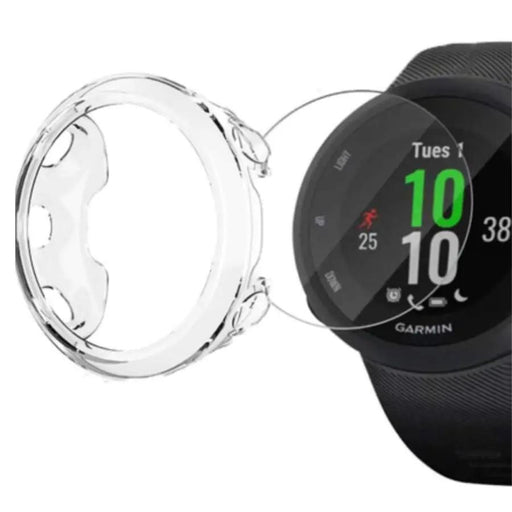 Protective Case for Garmin Forerunner 45 Watch (42mm) (Clear) by That Watch Shop