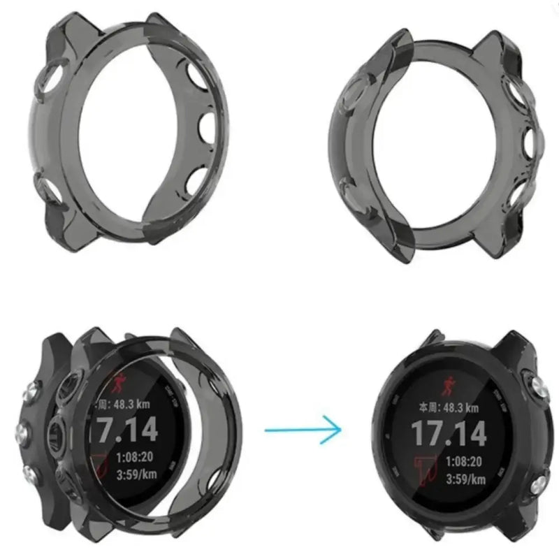 Protective Case for Garmin Forerunner 645 Series (Clear) by Habicare