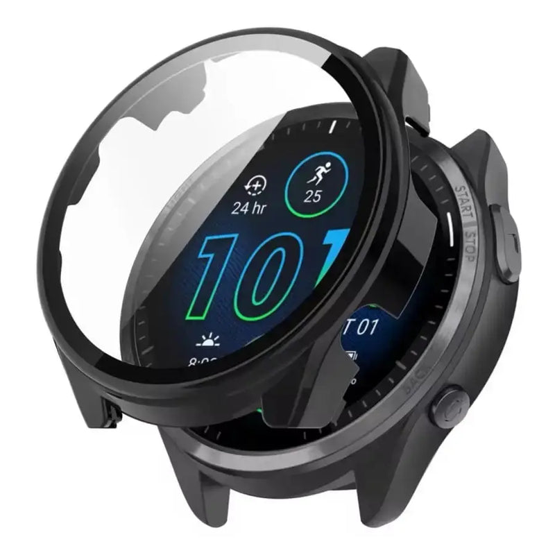 Protective Case for Garmin Forerunner 965 (Black) by Habicare