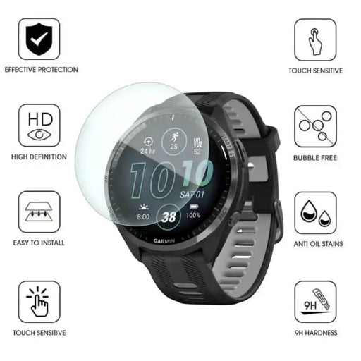 Screen Protectors for Garmin Forerunner 965 (Set of 5) by Habicare