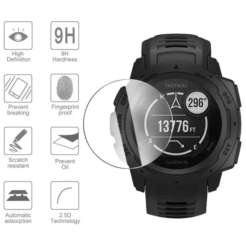Screen Protectors for Garmin Instinct 2S Series (Pack of 5) by Habicare