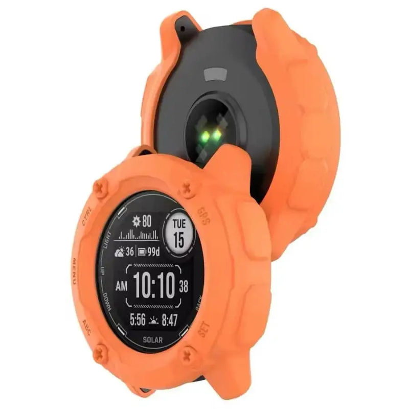 Protective Case for Garmin Instinct 2X Solar Series (Orange) by Habicare