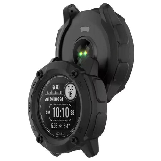 Protective Case for Garmin Instinct 2X Solar Series (Black) by That Watch Shop