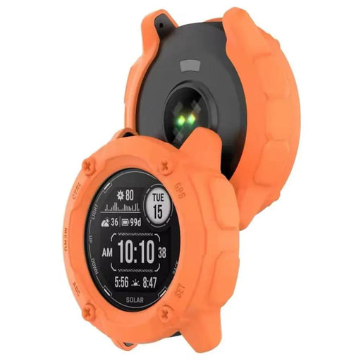 Protective Case for Garmin Instinct 2X Solar Series (Orange) by That Watch Shop
