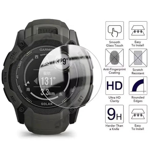 Screen Protector for Garmin Instinct 2X Solar Series (Pack of 5) by Habicare