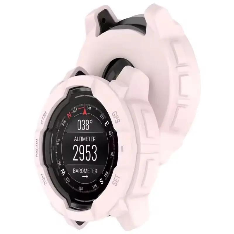 Protective Case for Garmin Instinct 3 (45mm) (Pink) by That Watch Shop