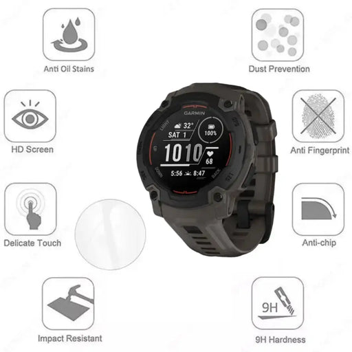 Screen Protectors for Garmin Instinct E (40mm) (Pack of 5) by Habicare
