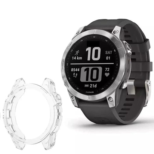 Protective Case for Garmin quatix 7X (Clear) by That Watch Shop