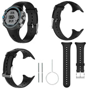 Replacement Strap with Tools for Garmin Swim (Black) by Habicare