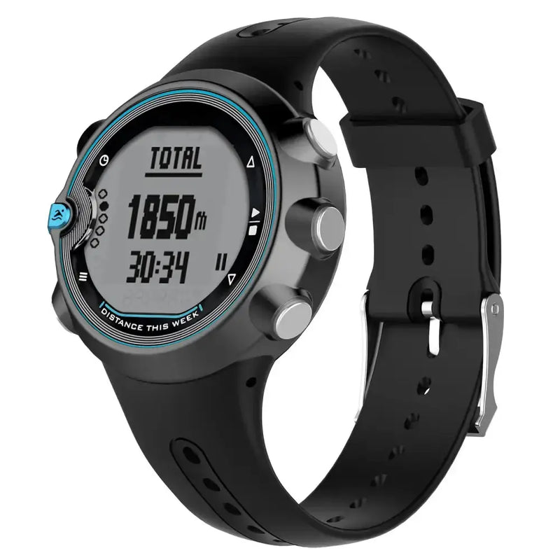 Replacement Strap with Tools for Garmin Swim (Black) by Habicare