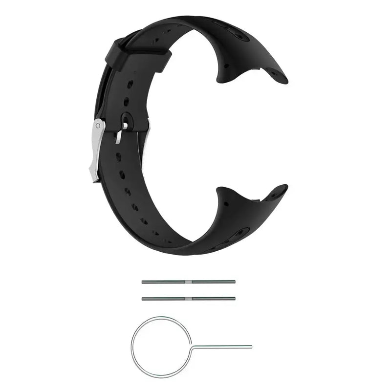 Replacement Strap with Tools for Garmin Swim (Black) by Habicare