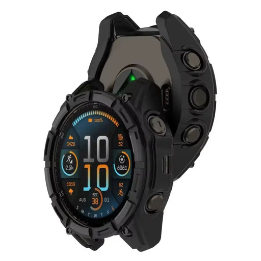 Protective Case for Garmin Tactix 8 (51mm) (Black) by Habicare