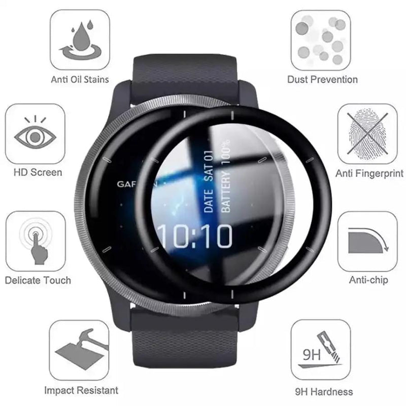 That Watch Shop Watch Screen Protector Garmin Venu 2 45mm Screen Protector Pack Of 4 Curved Edge Garmin Venu 2 45mm Screen Protector Pack Of 4