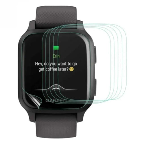 Hydrogel Screen Protectors for Garmin Venu Sq 2 Series (Pack of 6) by That Watch Shop
