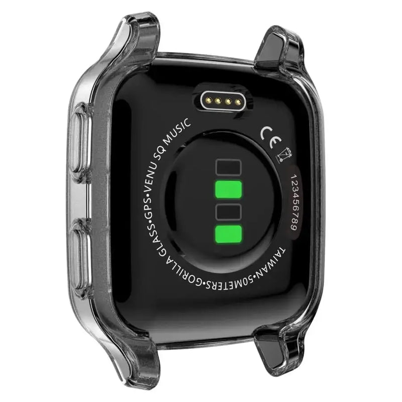 Protective Case for Garmin Venu Sq Series (Black) by Habicare