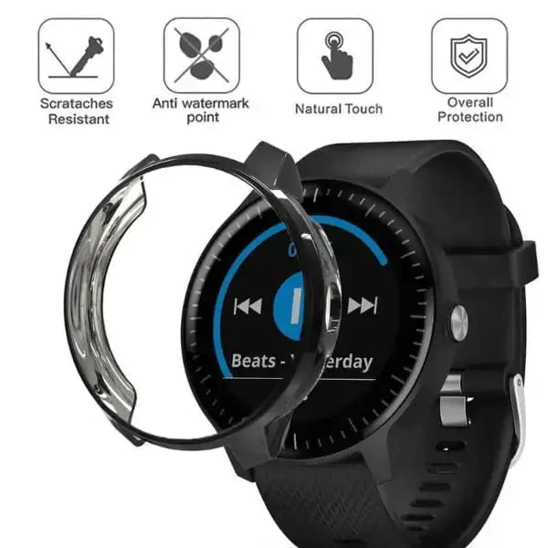 Protective Case for Garmin Vivoactive 3 (Black) by Habicare