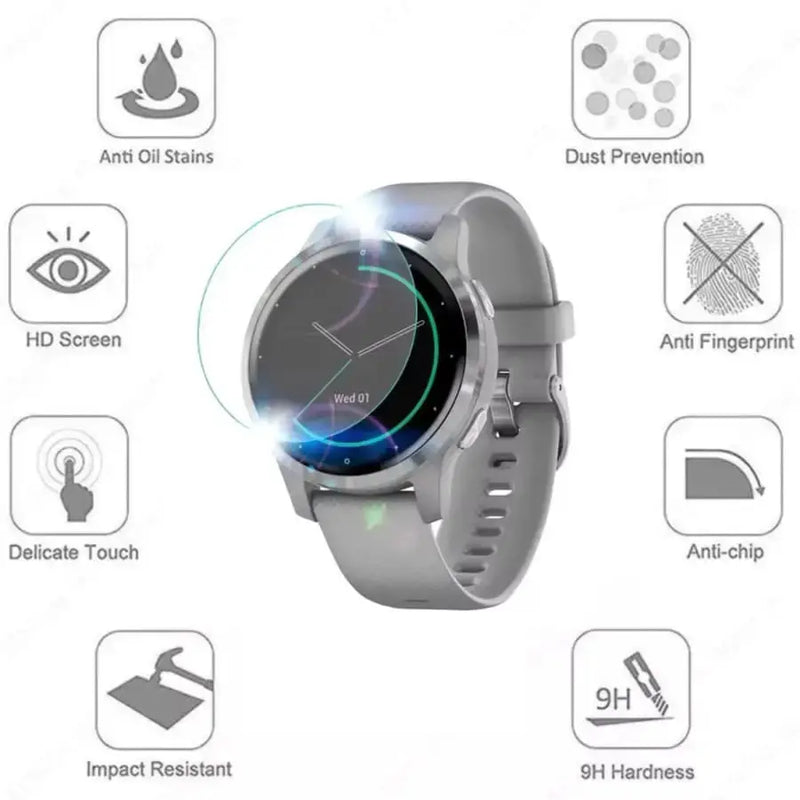 Screen Protectors for Garmin Vivoactive 5 Watch (Pack of 10) by Habicare