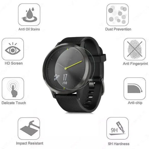 Screen Protectors for Garmin Vivomove HR (Pack of 5) by Habicare