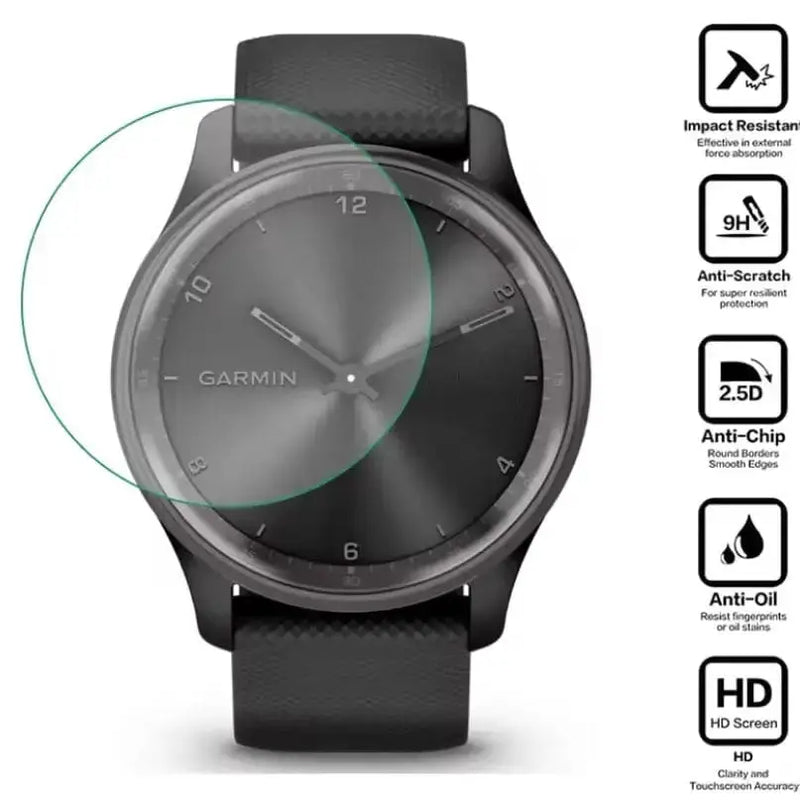 Screen Protectors for Garmin Vivomove Trend (Pack of 5) by Habicare