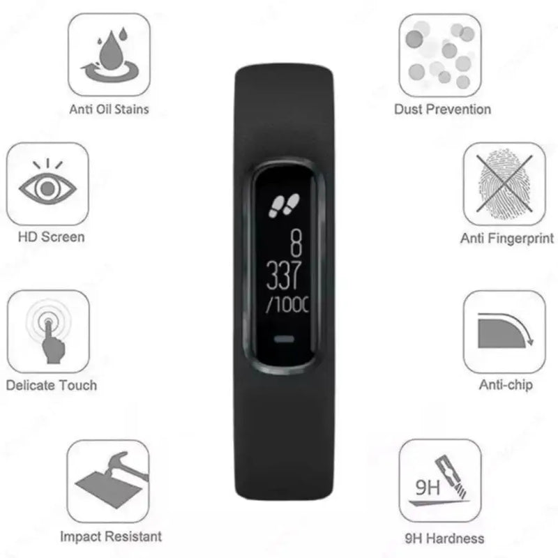 Screen Protectors for Garmin Vivosmart 4 (Pack of 5) by Habicare