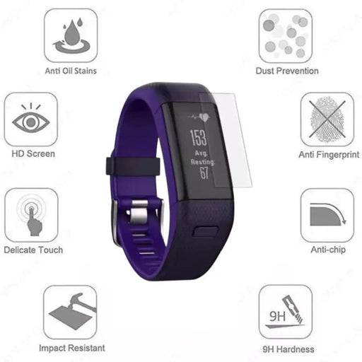 Screen Protectors for Garmin Vivosmart HR+ (Pack of 2) by That Watch Shop