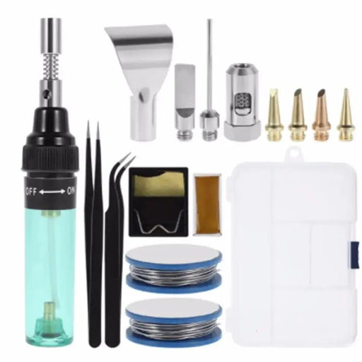 Gas Powered Soldering Iron Kit – 16 Piece by 9eight5