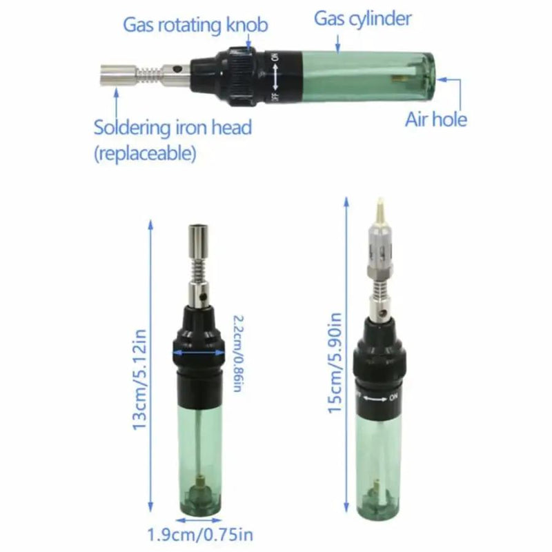 Gas Powered Soldering Iron Kit – 16 Piece by 9eight5
