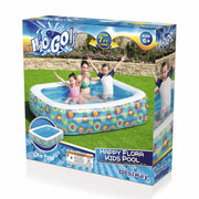 Bestway 229x152x 56CM Kids Play Pool Inflatable Family Pool by salelink.co.nz