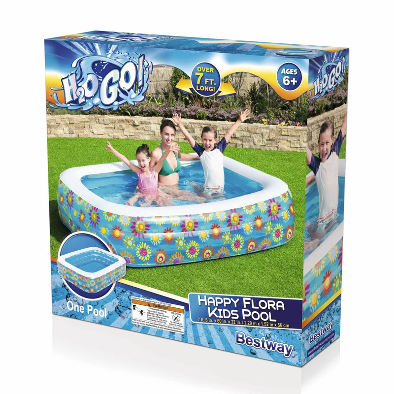 Bestway 229x152x 56CM Kids Play Pool Inflatable Family Pool by salelink.co.nz