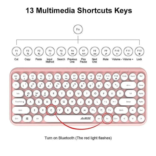 Wireless Bluetooth Keyboard for iOS Windows Android by salelink.co.nz