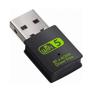 2 in 1 USB Bluetooth 5.0 WiFi Dongle Receiver Adapter by salelink.co.nz