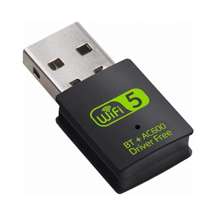 2 in 1 USB Bluetooth 5.0 WiFi Dongle Receiver Adapter by salelink.co.nz