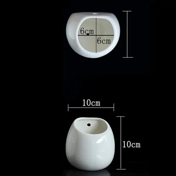 White Plant Pot Ceramic Planter by salelink.co.nz