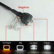 5x7" 7x6" Inch LED Headlights Hi/Lo Beam DRL For Toyota Hilux Jeep Truck 1 Pair by salelink.co.nz