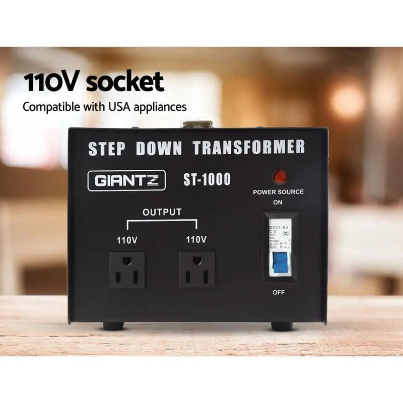 Giantz 1000 Watt Step Down Transformer by SportZone.co.nz