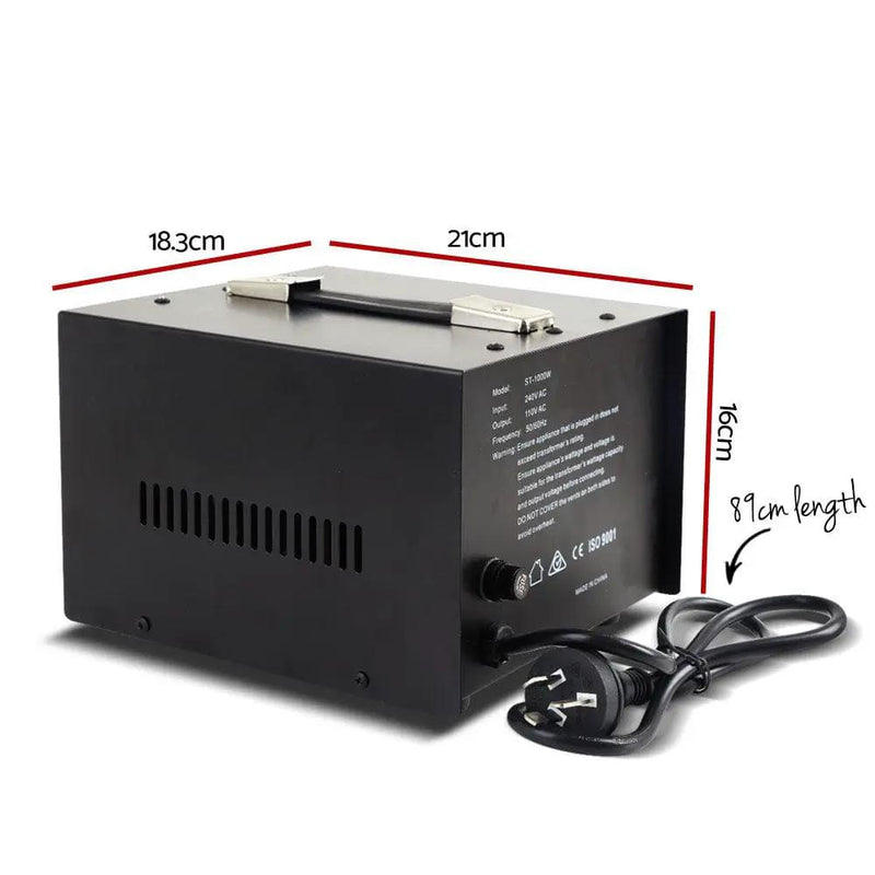 Giantz 1000 Watt Step Down Transformer by SportZone.co.nz