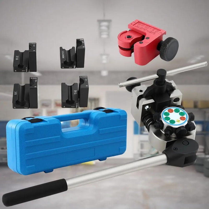 Giantz 45° Brake Line Flaring Tool Kit for 3/16"-3/8" Tubing with Cutter by SportZone.co.nz