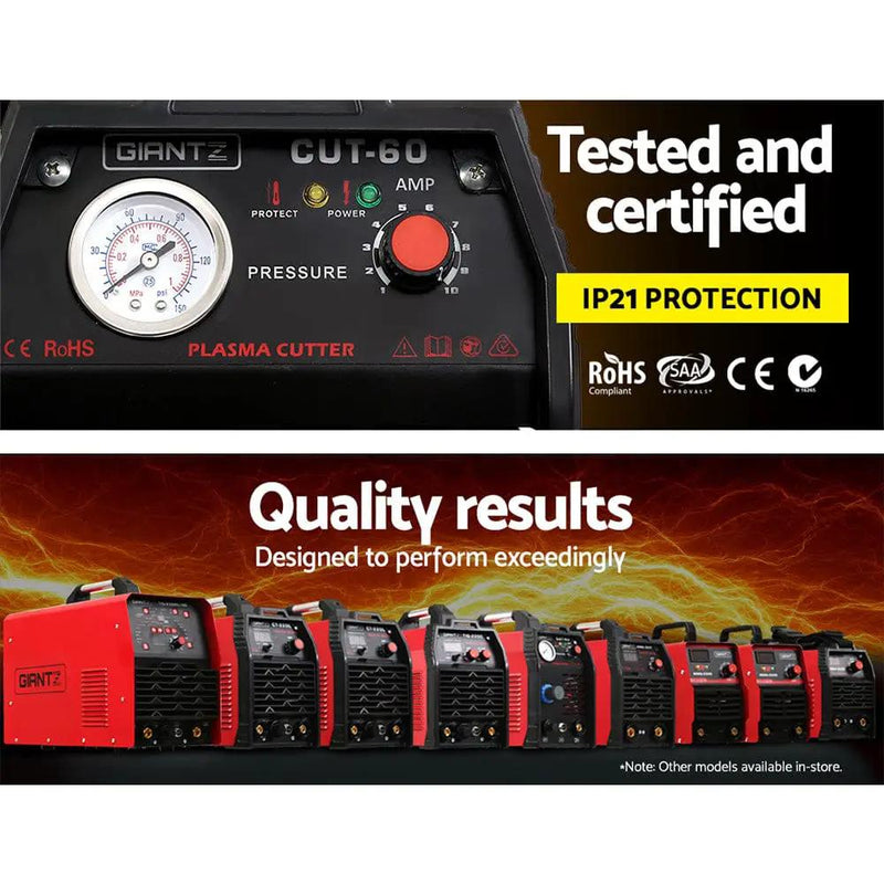 Giantz 60 Amp Inverter Welder Cutter Gas DC iGBT Welding Machine Portable by SportZone.co.nz