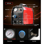 Giantz 60 Amp Inverter Welder Cutter Gas DC iGBT Welding Machine Portable by SportZone.co.nz