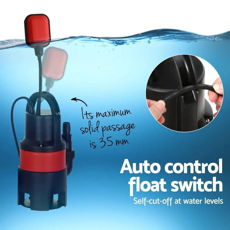 SportZone.co.nz Tools > Pumps > Sewage Pumps Giantz 750W Water Pump Dirty Submersible Sump Swim Pool Flooding Pond Clean Giantz 750W Water Pump Dirty Submersible Sump Swim Pool Flooding Pond Clean